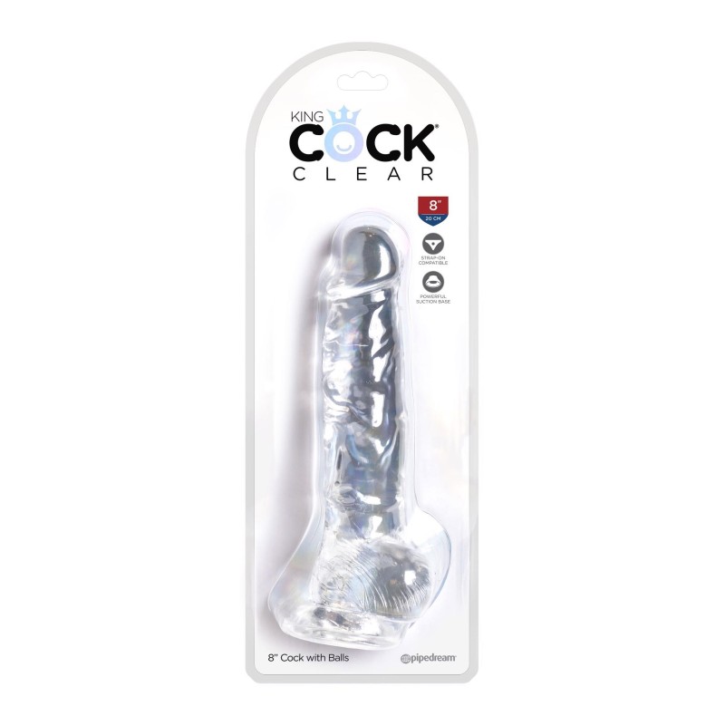 King cock 8 inch cock w balls